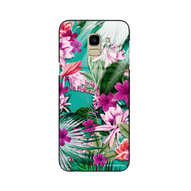 Etui Samsung GALAXY J6 2018, ST_DARK-JUNGLE4 Wzory - FunnyCase