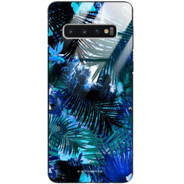 Etui Samsung GALAXY S10, ST_DARK-JUNGLE1 Wzory - FunnyCase