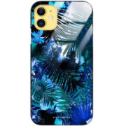 ETUI BLACK CASE GLASS NA TELEFON APPLE IPHONE 11 ST_DARK-JUNGLE1