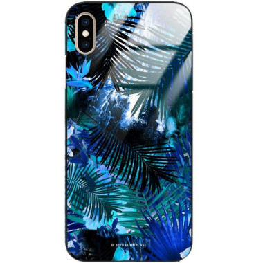 Etui Apple IPHONE XS MAX, ST_DARK-JUNGLE1 Wzory - FunnyCase