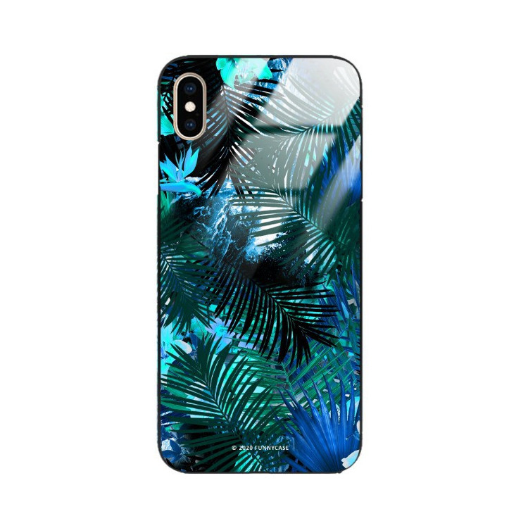 Etui Apple IPHONE XS MAX, ST_DARK-JUNGLE19 Wzory - FunnyCase