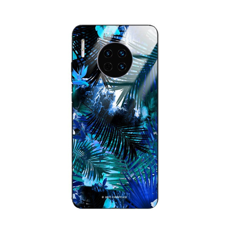 Etui Huawei MATE 30, ST_DARK-JUNGLE1 Wzory - FunnyCase