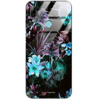 Etui Huawei P SMART 2019, ST_DARK-JUNGLE9 Wzory - FunnyCase