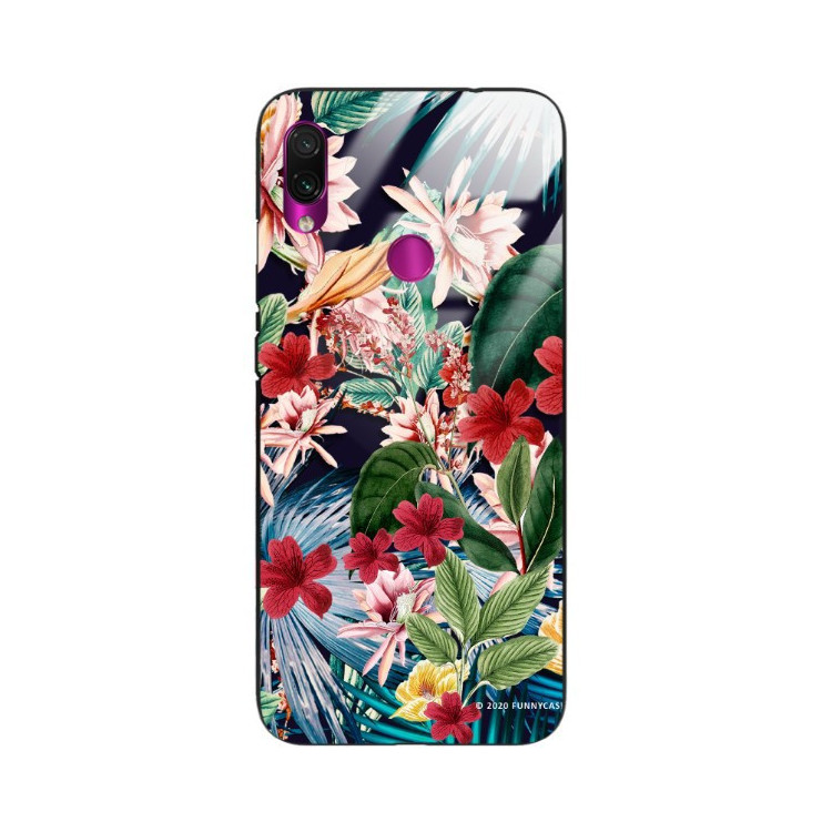 ETUI BLACK CASE GLASS NA TELEFON XIAOMI REDMI NOTE 7 ST_DARK-JUNGLE12