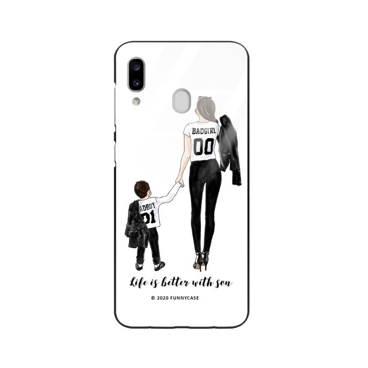 Etui Samsung GALAXY A20E, ST_MOMLIFE112 Wzory - FunnyCase