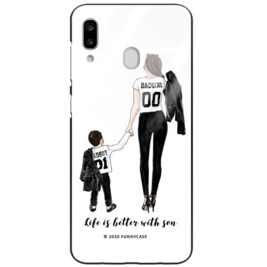 Etui Samsung GALAXY A20E, ST_MOMLIFE112 Wzory - FunnyCase