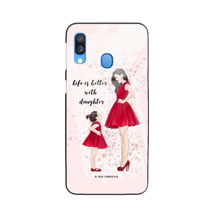 Etui Samsung GALAXY A40, ST_MOMLIFE110 Wzory - FunnyCase