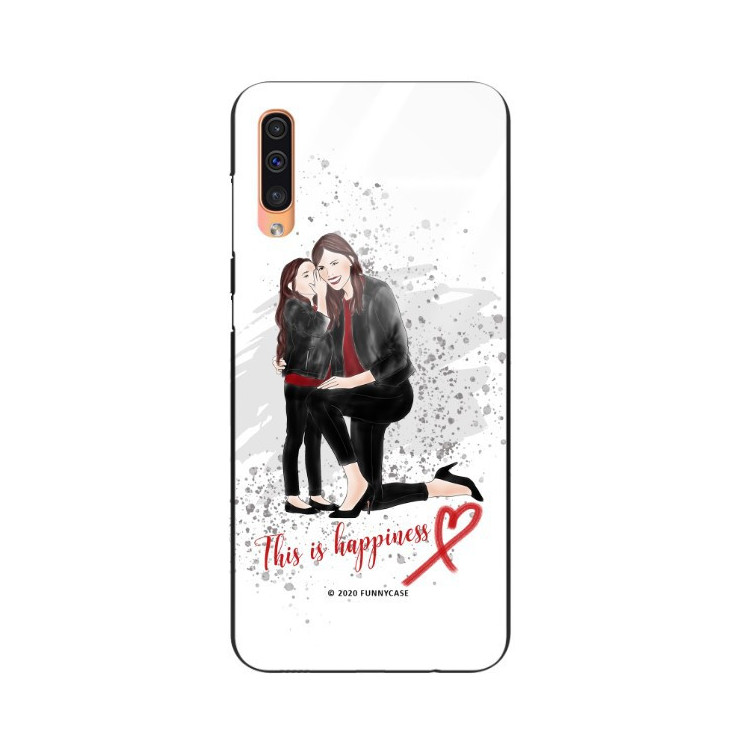 ETUI BLACK CASE GLASS NA TELEFON SAMSUNG GALAXY A50 ST_MOMLIFE100