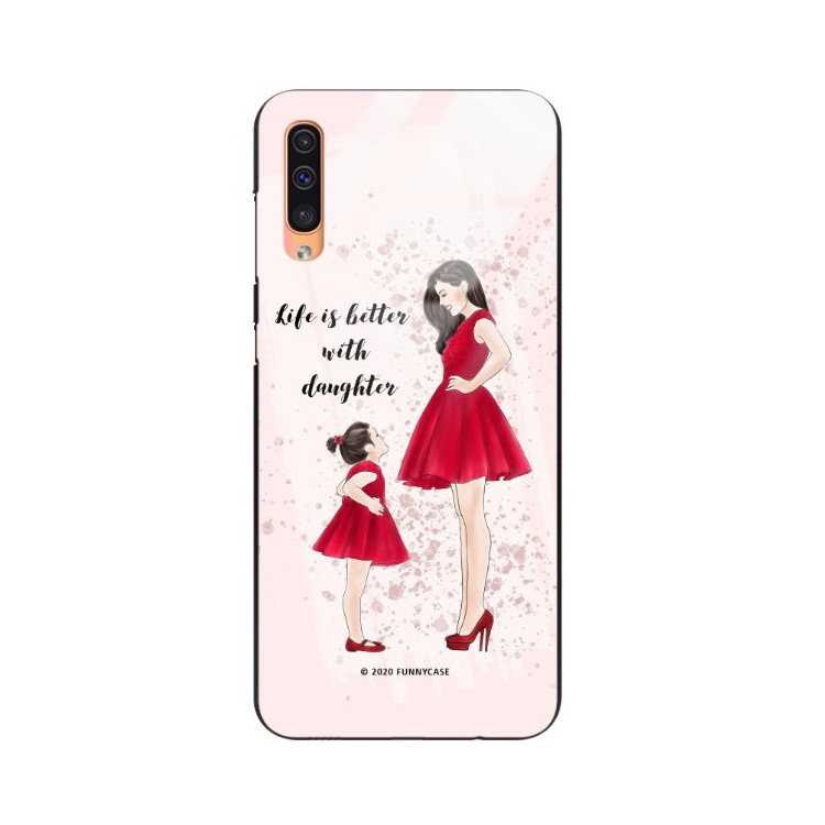 ETUI BLACK CASE GLASS NA TELEFON SAMSUNG GALAXY A50 ST_MOMLIFE110