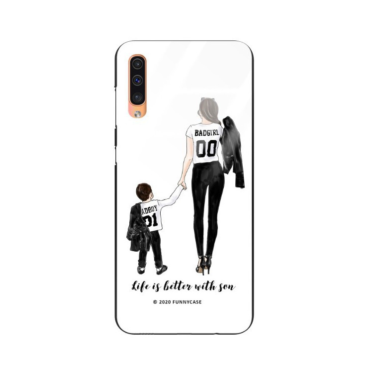 ETUI BLACK CASE GLASS NA TELEFON SAMSUNG GALAXY A50 ST_MOMLIFE112