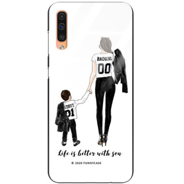 Etui Samsung GALAXY A50 / A30S / A50S, ST_MOMLIFE112 Wzory - FunnyCase