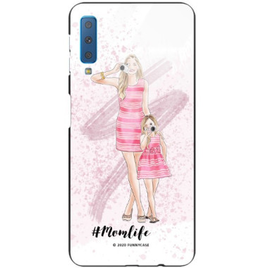 Etui Samsung GALAXY A7 2018, ST_MOMLIFE105 Wzory - FunnyCase