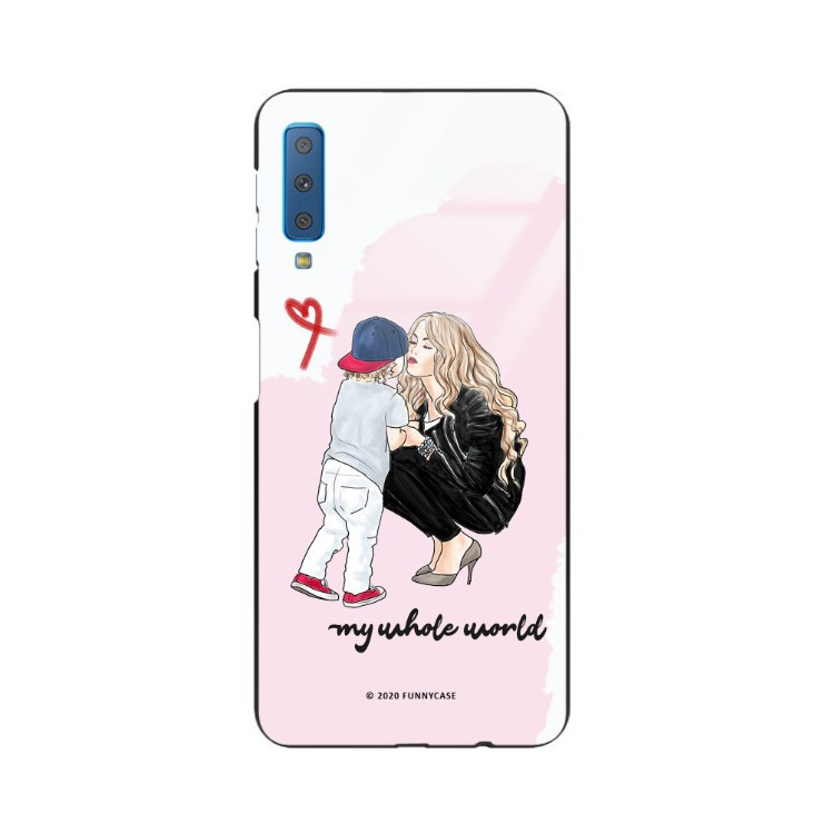 Etui Samsung GALAXY A7 2018, ST_MOMLIFE109 Wzory - FunnyCase