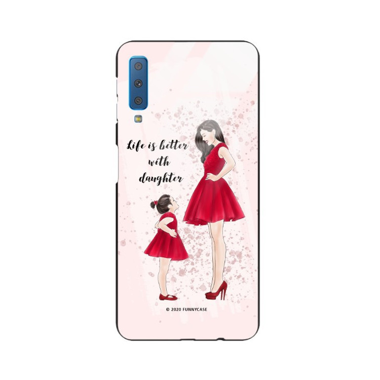 Etui Samsung GALAXY A7 2018, ST_MOMLIFE110 Wzory - FunnyCase