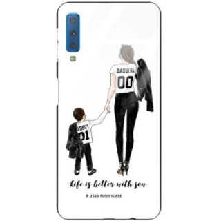 Etui Samsung GALAXY A7 2018, ST_MOMLIFE112 Wzory - FunnyCase