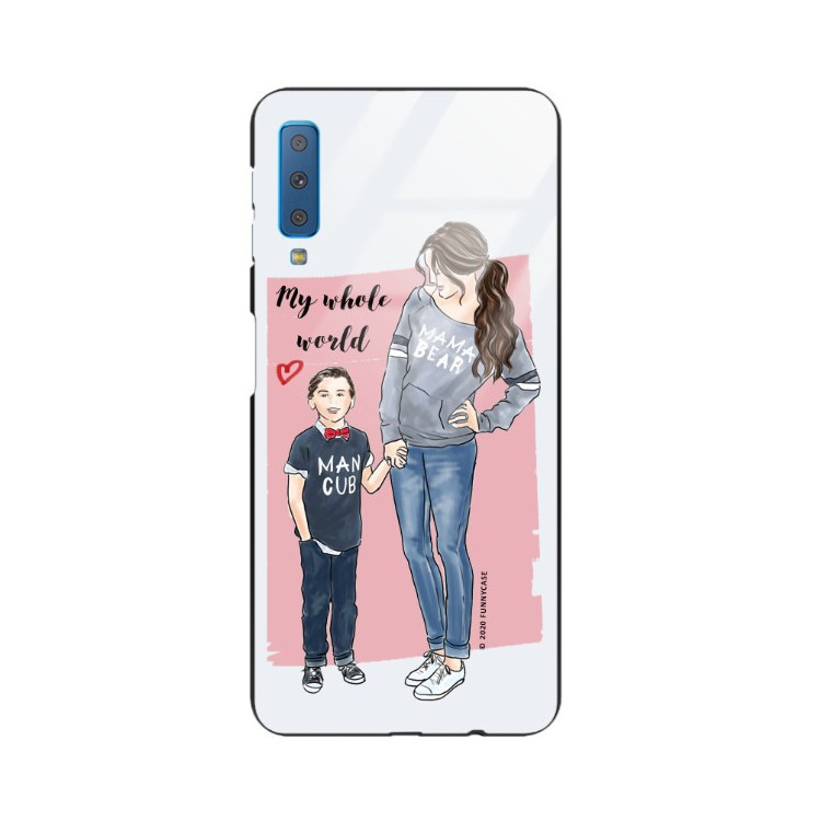 Etui Samsung GALAXY A7 2018, ST_MOMLIFE121 Wzory - FunnyCase