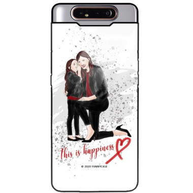 Etui Samsung GALAXY A80, ST_MOMLIFE100 Wzory - FunnyCase