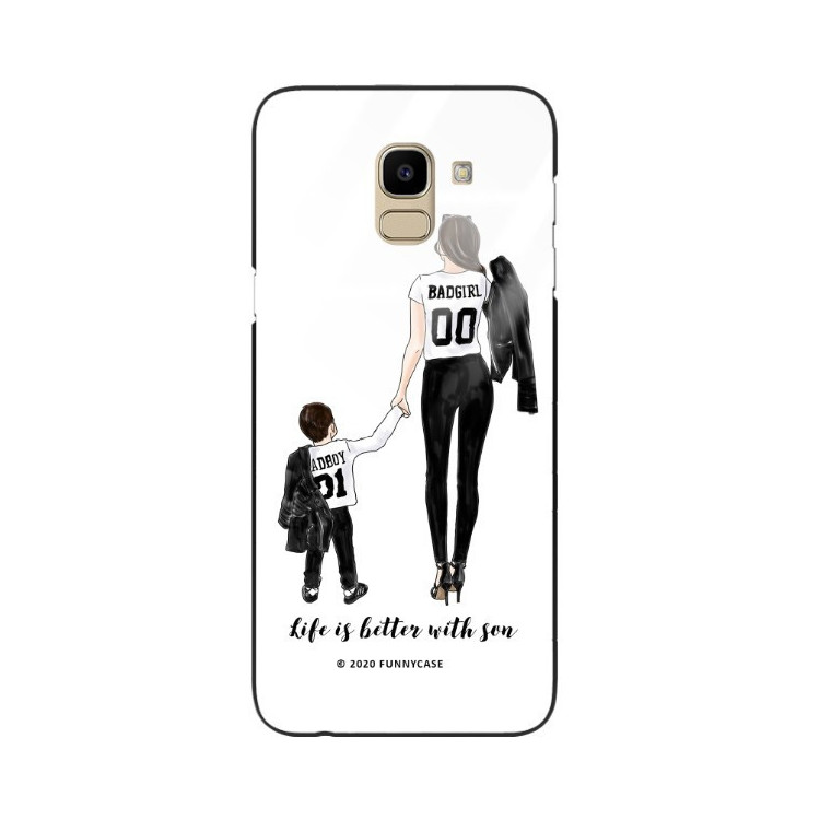 Etui Samsung GALAXY J6 2018, ST_MOMLIFE112 Wzory - FunnyCase