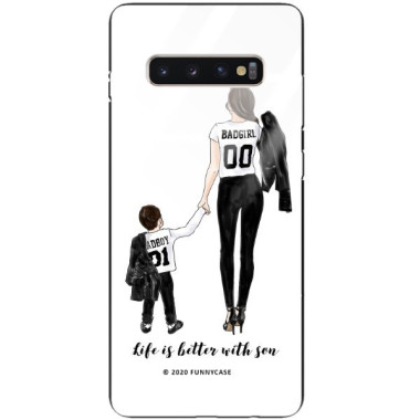 Etui Samsung GALAXY S10 PLUS, ST_MOMLIFE112 Wzory - FunnyCase