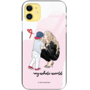 ETUI BLACK CASE GLASS NA TELEFON APPLE IPHONE 11 ST_MOMLIFE109