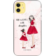 ETUI BLACK CASE GLASS NA TELEFON APPLE IPHONE 11 ST_MOMLIFE110