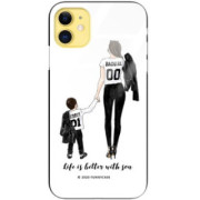 ETUI BLACK CASE GLASS NA TELEFON APPLE IPHONE 11 ST_MOMLIFE112
