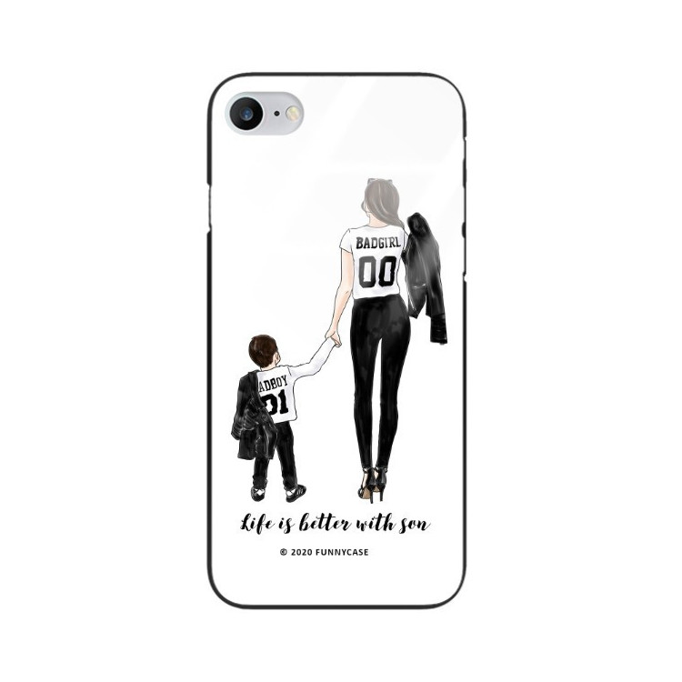 Etui Apple IPHONE 7 / 8, ST_MOMLIFE112 Wzory - FunnyCase