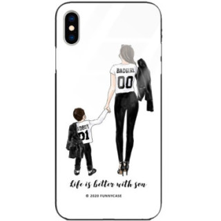 Etui Apple IPHONE X / XS, ST_MOMLIFE112 Wzory - FunnyCase