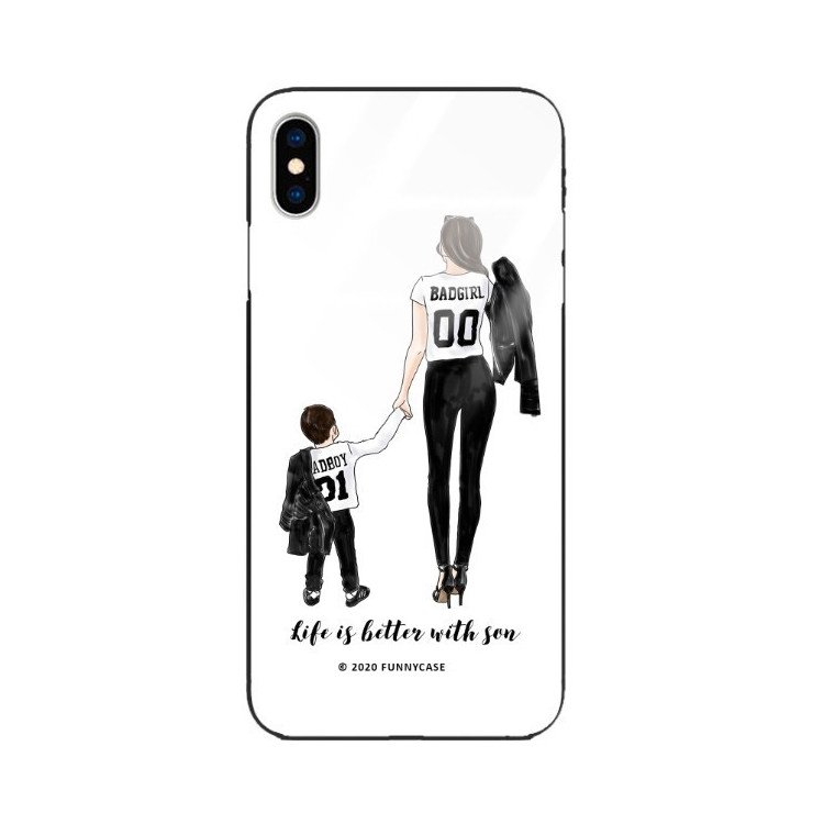 Etui Apple IPHONE X / XS, ST_MOMLIFE112 Wzory - FunnyCase