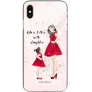 ETUI BLACK CASE GLASS NA TELEFON APPLE IPHONE XS MAX ST_MOMLIFE110