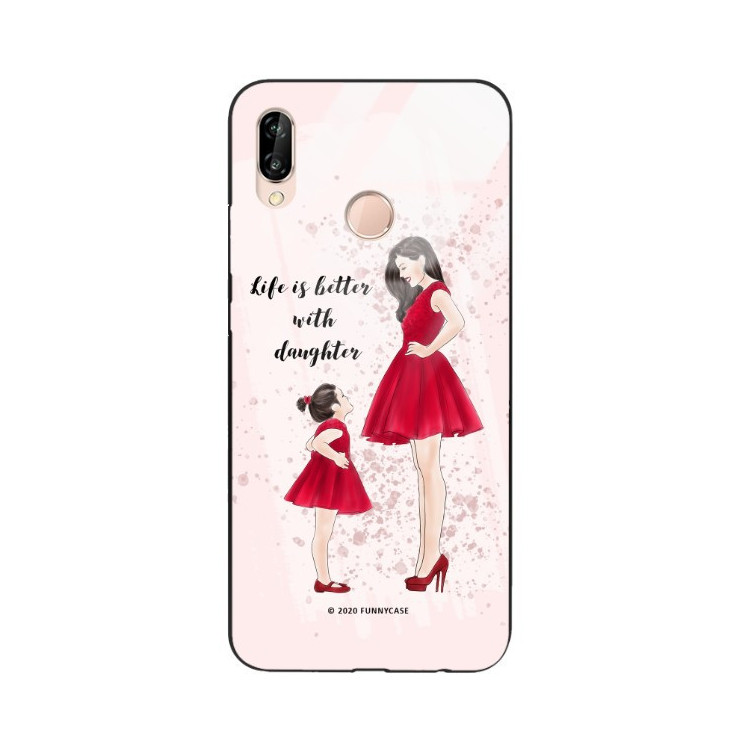 Etui Huawei P20 LITE, ST_MOMLIFE110 Wzory - FunnyCase