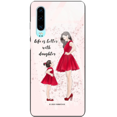 Etui Huawei P30, ST_MOMLIFE110 Wzory - FunnyCase