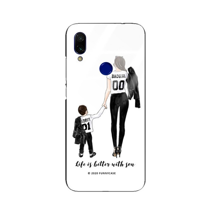 Etui Xiaomi REDMI 7, ST_MOMLIFE112 Wzory - FunnyCase