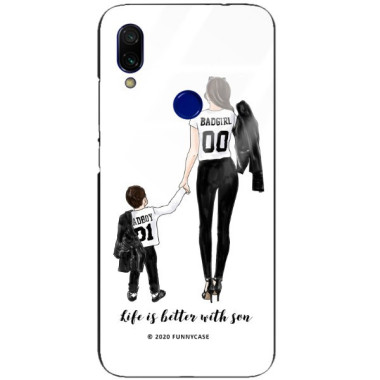 Etui Xiaomi REDMI 7, ST_MOMLIFE112 Wzory - FunnyCase