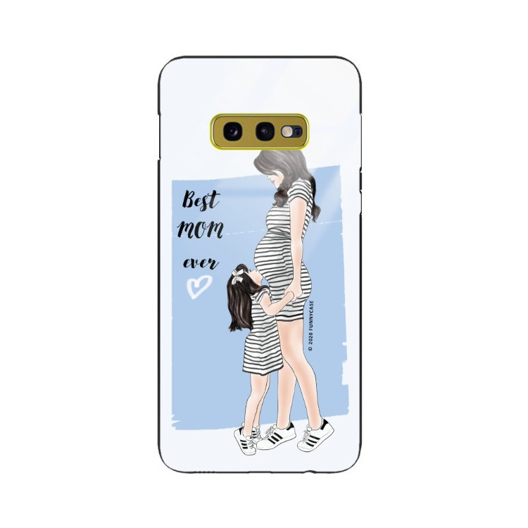 ETUI BLACK CASE GLASS NA TELEFON SAMSUNG GALAXY S10E ST_MOMLIFE122