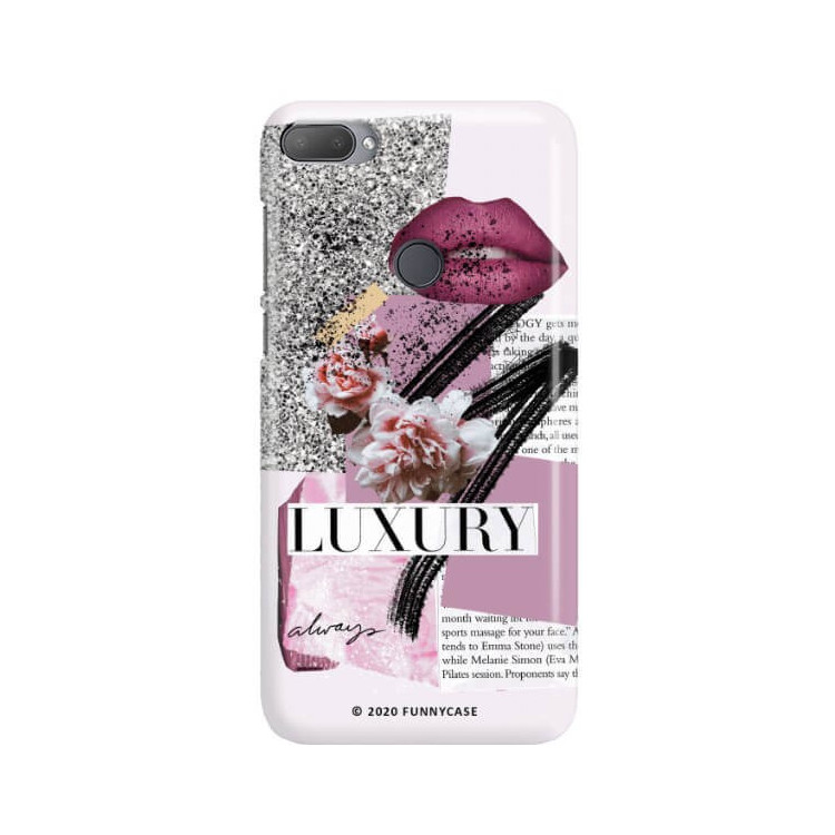 Etui Htc DESIRE 12 PLUS, Etui Magazine Wzory 2020-1 Transparentny - FunnyCase