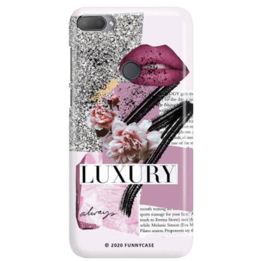 Etui Htc DESIRE 12 PLUS, Etui Magazine Wzory 2020-1 Transparentny - FunnyCase