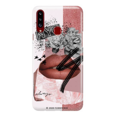 Etui Samsung GALAXY A20S, Etui Magazine Wzory 2020-1 Transparentny - FunnyCase