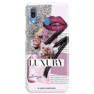 Etui Samsung GALAXY A30, Etui Magazine Wzory 2020-1 Transparentny - FunnyCase