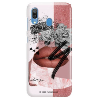 Etui Samsung GALAXY A30, Etui Magazine Wzory 2020-1 Transparentny - FunnyCase