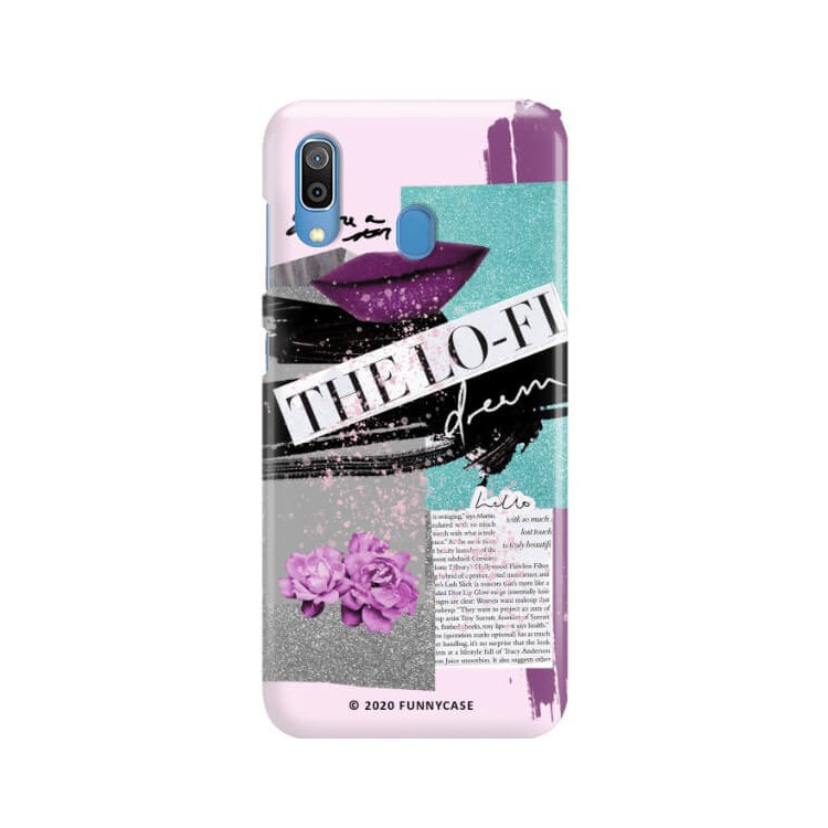 Etui Samsung GALAXY A30, Etui Magazine Wzory 2020-1 Transparentny - FunnyCase