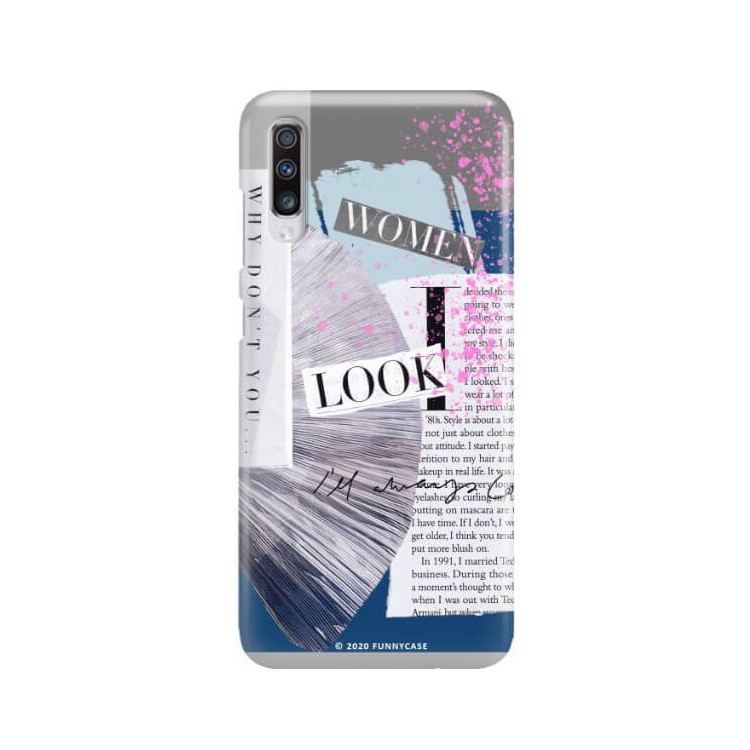 Etui Samsung GALAXY A70 / A70S, Etui Magazine Wzory 2020-1 Transparentny - FunnyCase