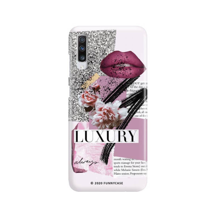 Etui Samsung GALAXY A70 / A70S, Etui Magazine Wzory 2020-1 Transparentny - FunnyCase