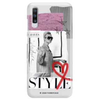 Etui Samsung GALAXY A70 / A70S, Etui Magazine Wzory 2020-1 Transparentny - FunnyCase