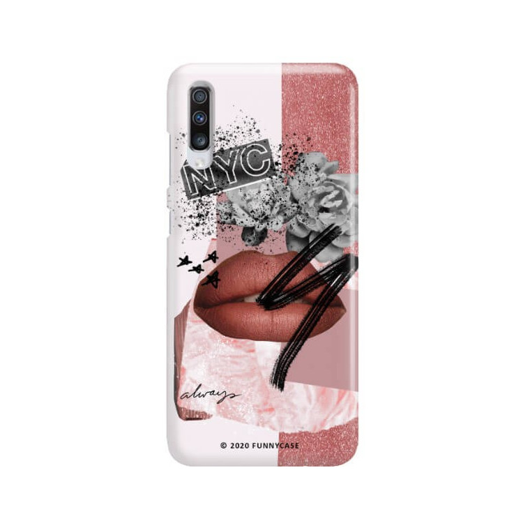 Etui Samsung GALAXY A70 / A70S, Etui Magazine Wzory 2020-1 Transparentny - FunnyCase