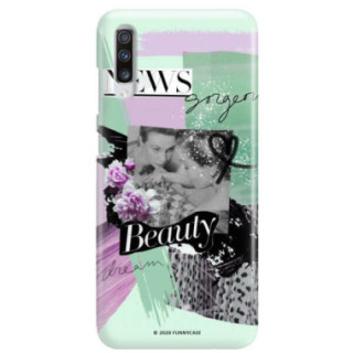 Etui Samsung GALAXY A70 / A70S, Etui Magazine Wzory 2020-1 Transparentny - FunnyCase