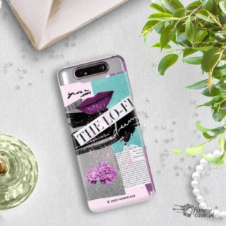 Etui Samsung GALAXY A80, Etui Magazine Wzory 2020-1 Transparentny - FunnyCase