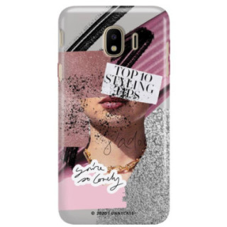 Etui Samsung GALAXY J4 2018, Etui Magazine Wzory 2020-1 Transparentny - FunnyCase