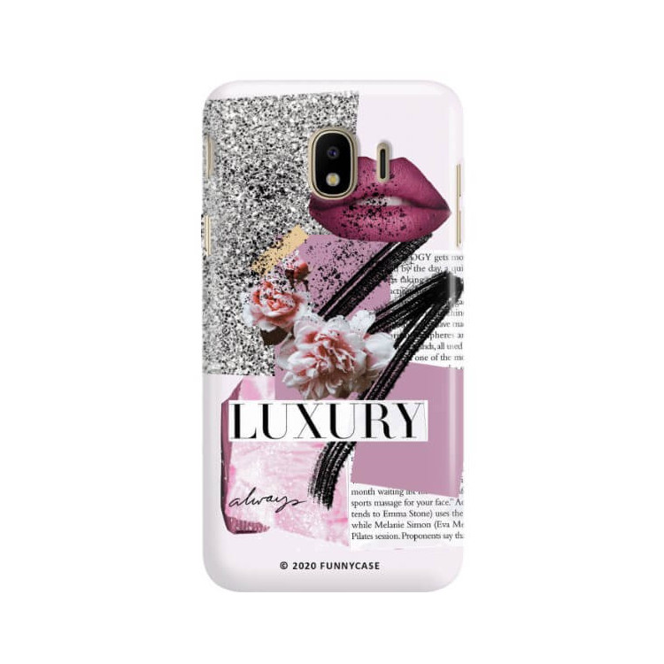 Etui Samsung GALAXY J4 2018, Etui Magazine Wzory 2020-1 Transparentny - FunnyCase