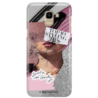Etui Samsung GALAXY J6 2018, Etui Magazine Wzory 2020-1 Transparentny - FunnyCase